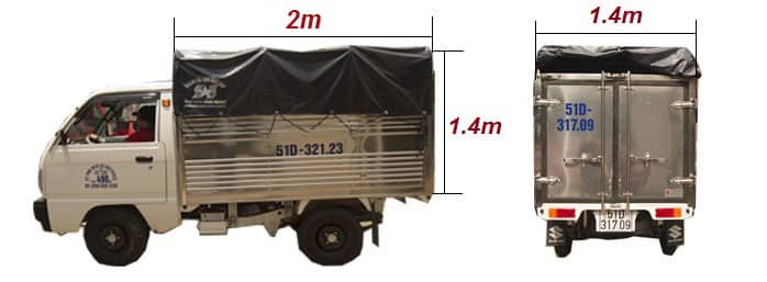 Chuyển Nhà 247 cho thuê xe tải nhỏ 500kg phục vụ cho nhu cầu vận chuyển của nhiều quý khách hàng 