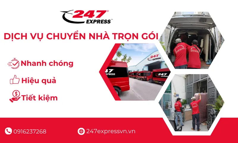 Dịch vụ chuyển nhà trọn gói giúp cho khách hàng tiết kiệm thời gian và công sức trong việc vận chuyển nhà 