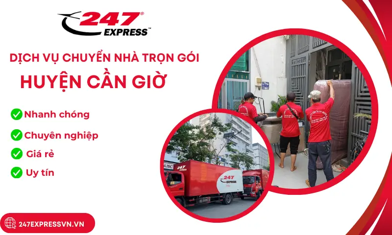 Dịch vụ chuyển nhà trọn gói chuyên nghiệp uy tín huyện Cần Giờ tphcm