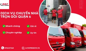 Dịch vụ chuyển nhà trọn gói quận 6 tại Chuyển Nhà 247 mang lại sự hiệu quả và nhanh chóng trong việc chuyển nhà