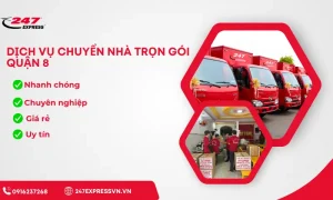 Dịch vụ chuyển nhà Quận 8 của Chuyển Nhà 247 là giải pháp tối ưu giúp việc chuyển nhà nhanh chóng, đảm bảo an toàn tài sản