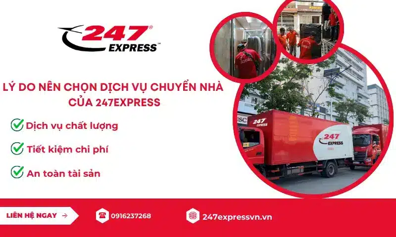 Dịch vụ chuyển nhà Quận Thủ Đức giá rẻ, uy tín của Chuyển Nhà 247