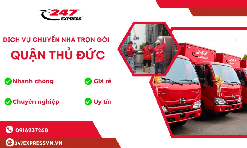 Dịch vụ chuyển nhà trọn gói chuyên nghiệp uy tín Quận Thủ Đức tphcm