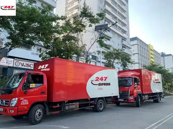 Xe tải chuyên dụng được Chuyển Nhà 247 cung cấp để phục vụ cho việc chuyển nhà nhanh chóng